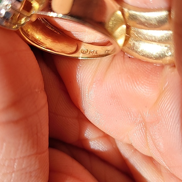 14k Vintage Emeral Ring - Picture 6 of 7